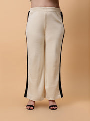 Gaiia Co-Ord Set Plus Size Knitted - Beige