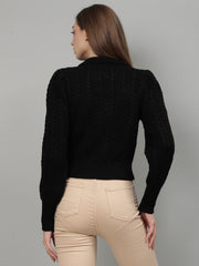Gaiia Puff Sleeves Sweater