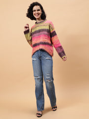 Gaiia Colourful Striped Sweater