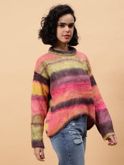Gaiia Colourful Striped Sweater