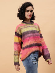 Gaiia Colourful Striped Sweater