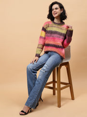 Gaiia Colourful Striped Sweater