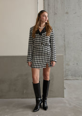 Gaiia Double Buttoned Jacket & Mini Skirt Set