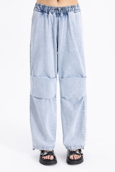 Gaiia Women Blue Wide Leg Jeans - GAIIA