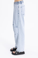 Gaiia Women Blue Wide Leg Jeans