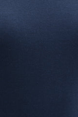 Gaiia Navy Halter Neck Midi Pencil Dress - Navy Blue