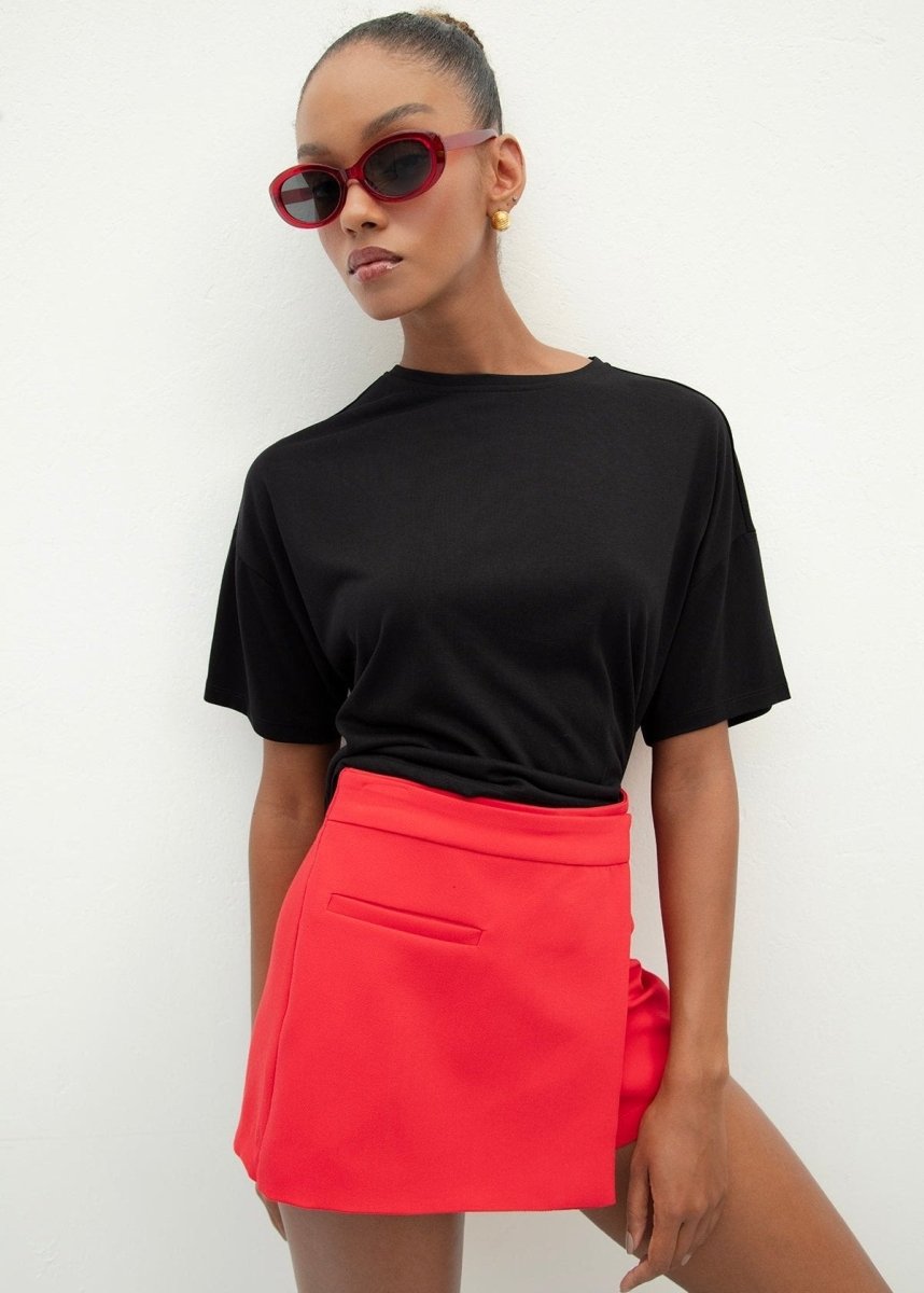 Gaiia Asymmetrical Mini Skorts - GAIIA