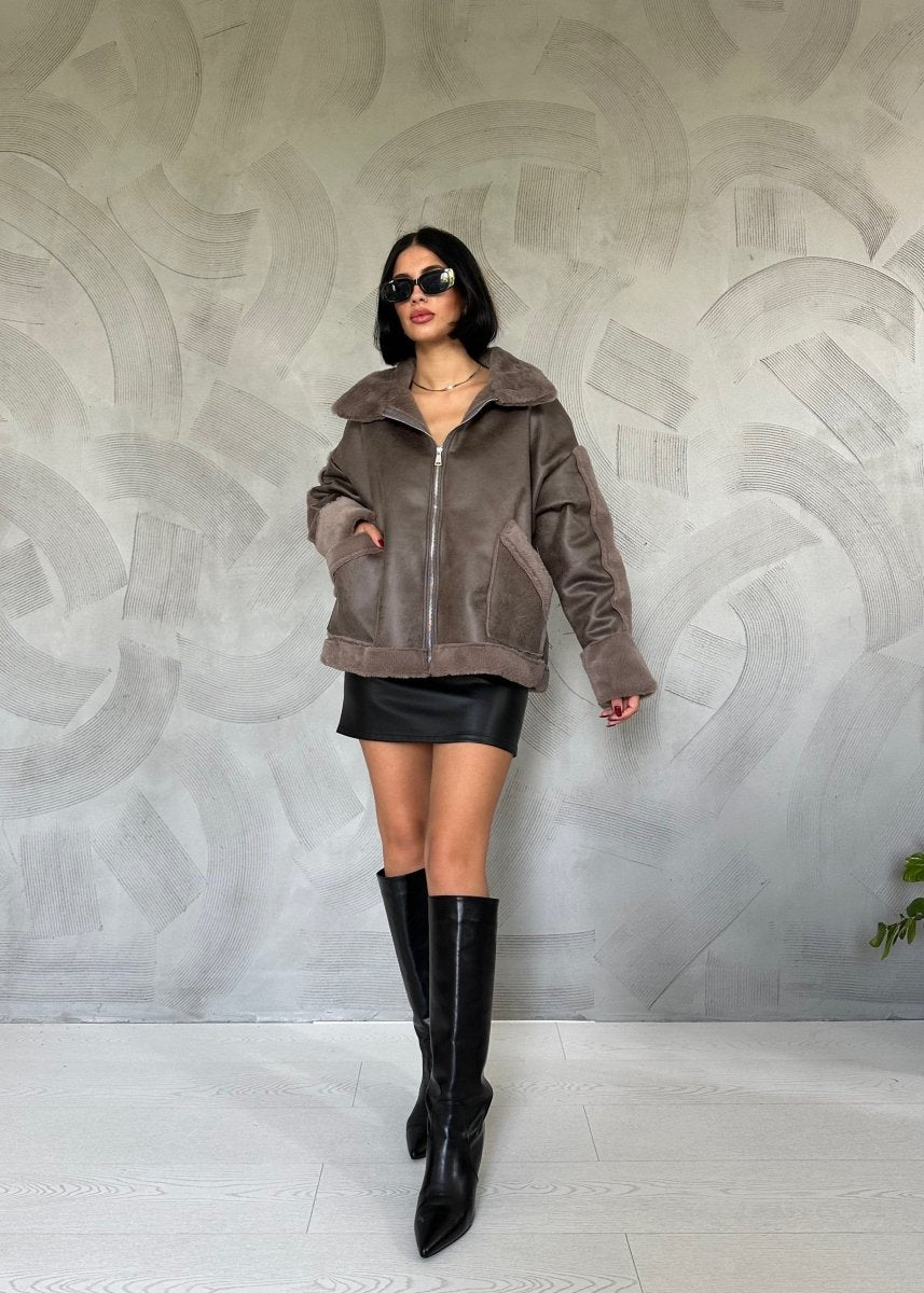 Gaiia Vintage Shearling Jacket - GAIIA