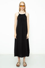 Gaiia Cotton Beaded Maxi Dress