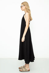 Gaiia Cotton Beaded Maxi Dress