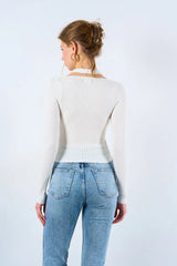 Gaiia Pullover With Heart Buttons