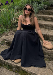 Gaiia Hanna Midi Strap Long Dress