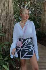 Gaiia Mini Slit Skirt