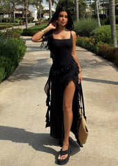 Gaiia Astrid Slit Long Dress