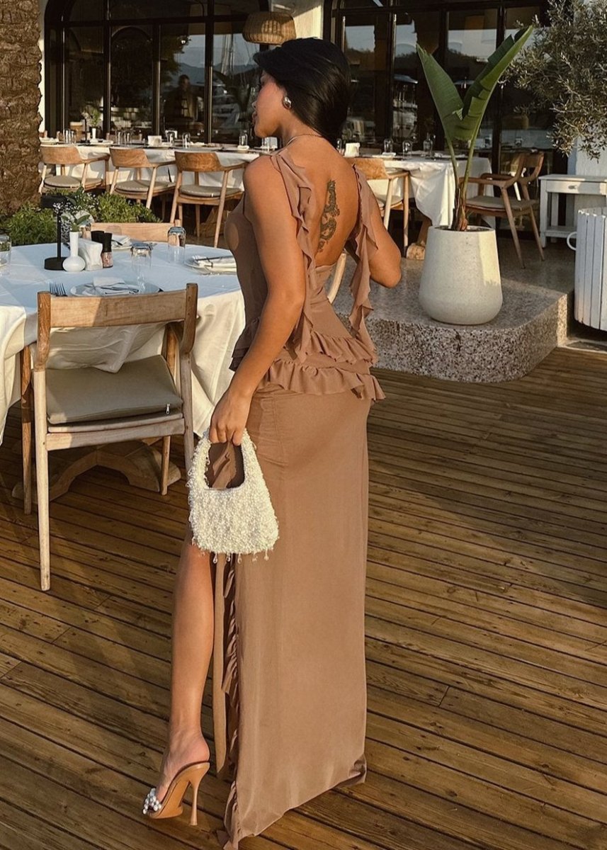 Gaiia Astrid Slit Long Dress - GAIIA