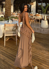 Gaiia Astrid Slit Long Dress