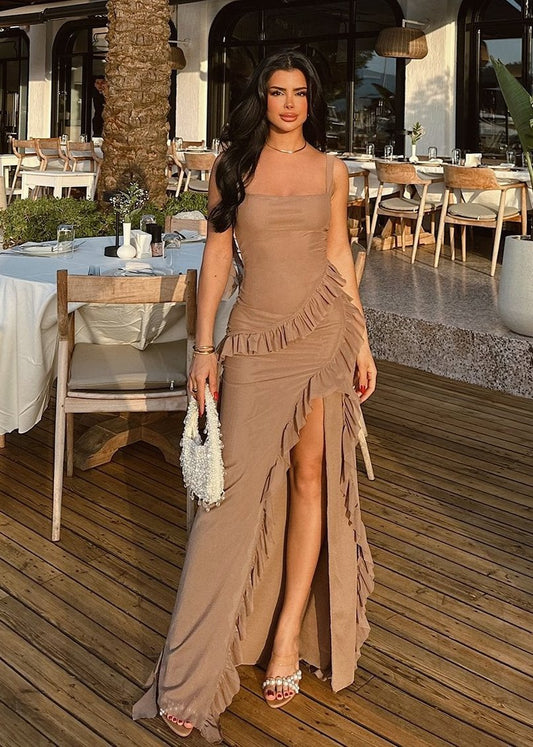 Gaiia Astrid Slit Long Dress - GAIIA