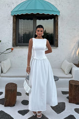 Gaiia Tank Top With Long Skirt