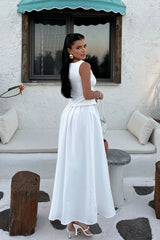 Gaiia Tank Top With Long Skirt