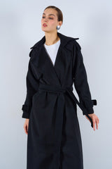 Gaiia Oversized Belted Pocket Winter Coat