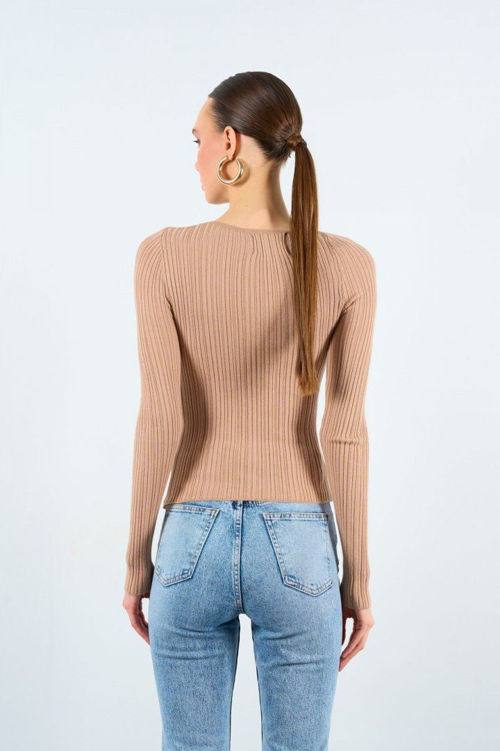 Gaiia Asymmetrical Collar Blouse - GAIIA