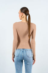 Gaiia Asymmetrical Collar Blouse