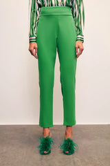 Gaiia Solid Color Trouser With Side Zip