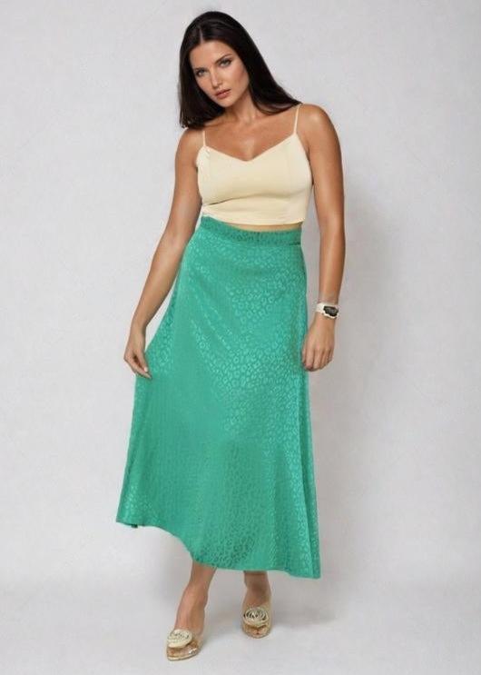 Gaiia Printed Long Skirt