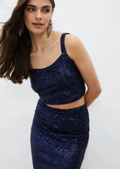 Gaiia Blingy Sequin Top