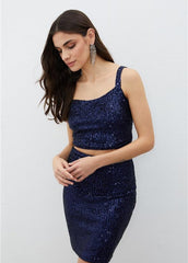 Gaiia Blingy Sequin Top