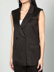 Gaiia Sleevless Blazer And Trouser Set