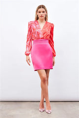 Gaiia Women Printed Bodysuit