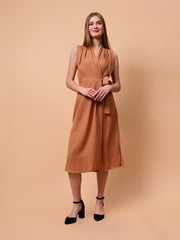 Gaiia Sleeveless Wrap Around Dress