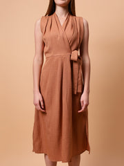 Gaiia Sleeveless Wrap Around Dress