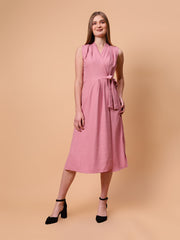 Gaiia Sleeveless Wrap Around Dress
