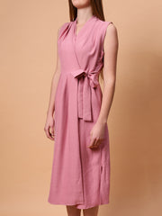 Gaiia Sleeveless Wrap Around Dress