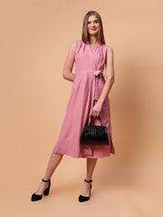 Gaiia Sleeveless Wrap Around Dress