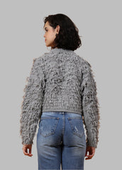 Gaiia Cosy Solid Colour Furry Pullover