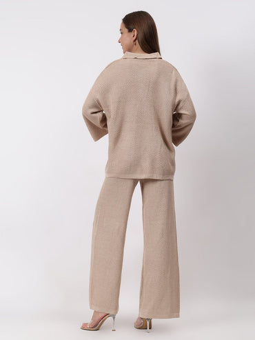 Gaiia Waffle Self Design Co - Ord Set - GAIIA