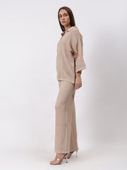 Gaiia Waffle Self Design Co-Ord Set