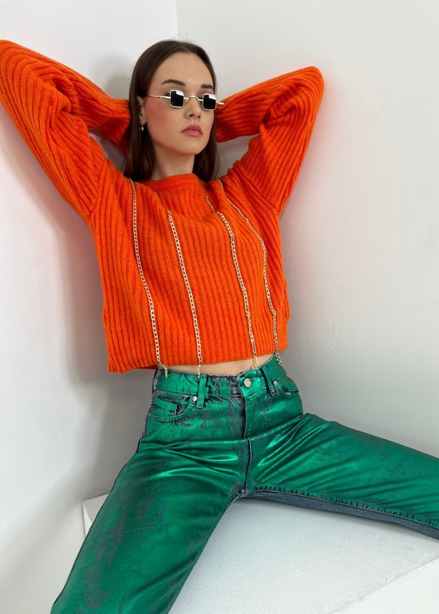 Gaiia Chunky Chain Pullover - GAIIA