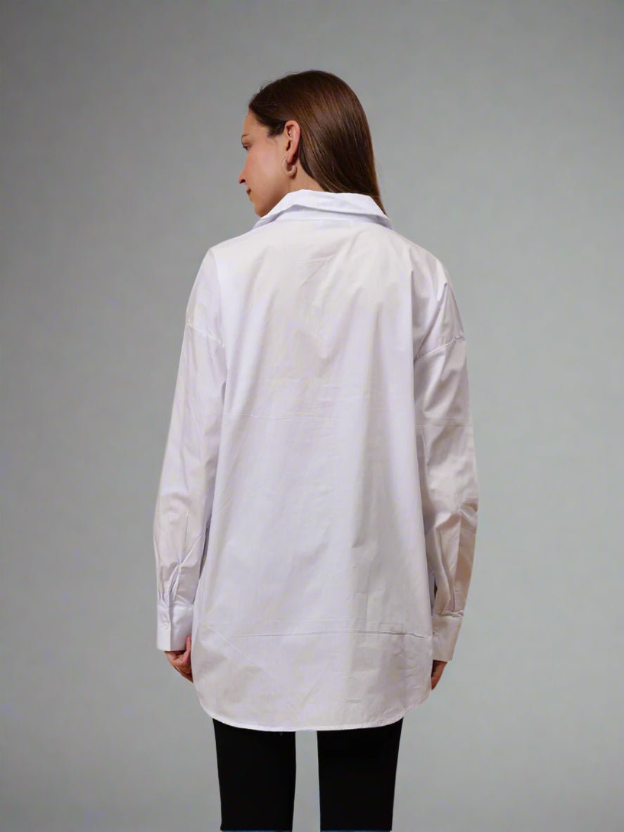 Gaiia Animal Print White Shirt - GAIIA