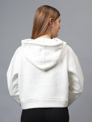 Gaiia Animal Print White Hoodie