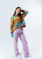 Gaiia Colourful Striped Sweater