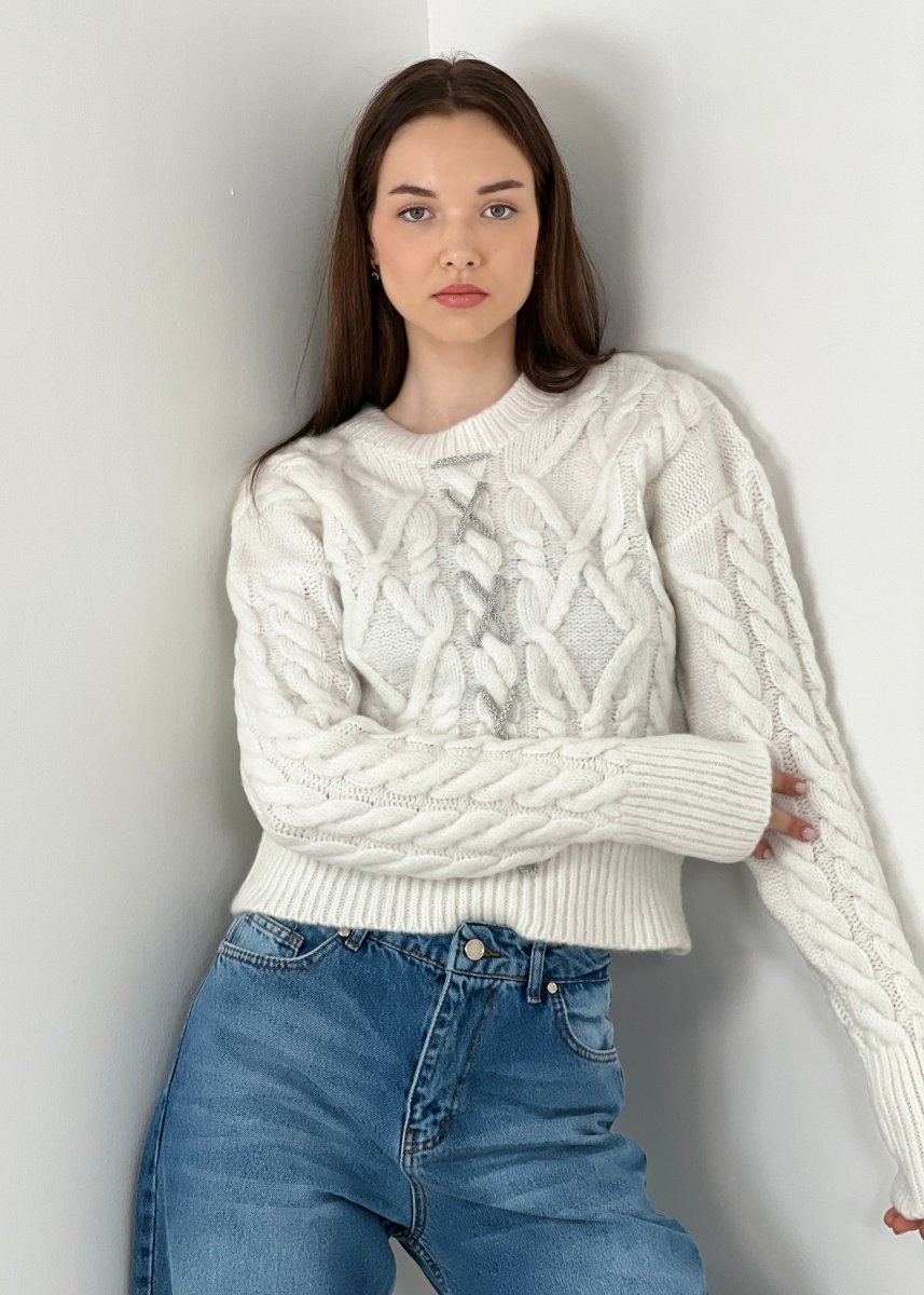 Gaiia Handmade Embroidered Knitwear Sweater - GAIIA