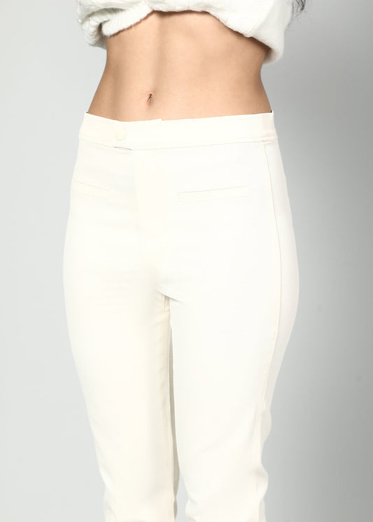 Gaiia Solid Colour Front Pocket Trouser