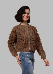 Gaiia Cozy Fur Cardigan