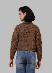 Gaiia Cozy Fur Cardigan
