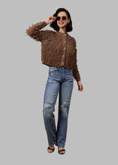 Gaiia Cozy Fur Cardigan