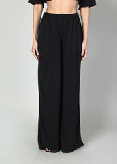 Gaiia Women Black Half Sleeves Co-Ord Set